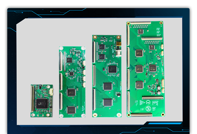 Capacitive touch controller board